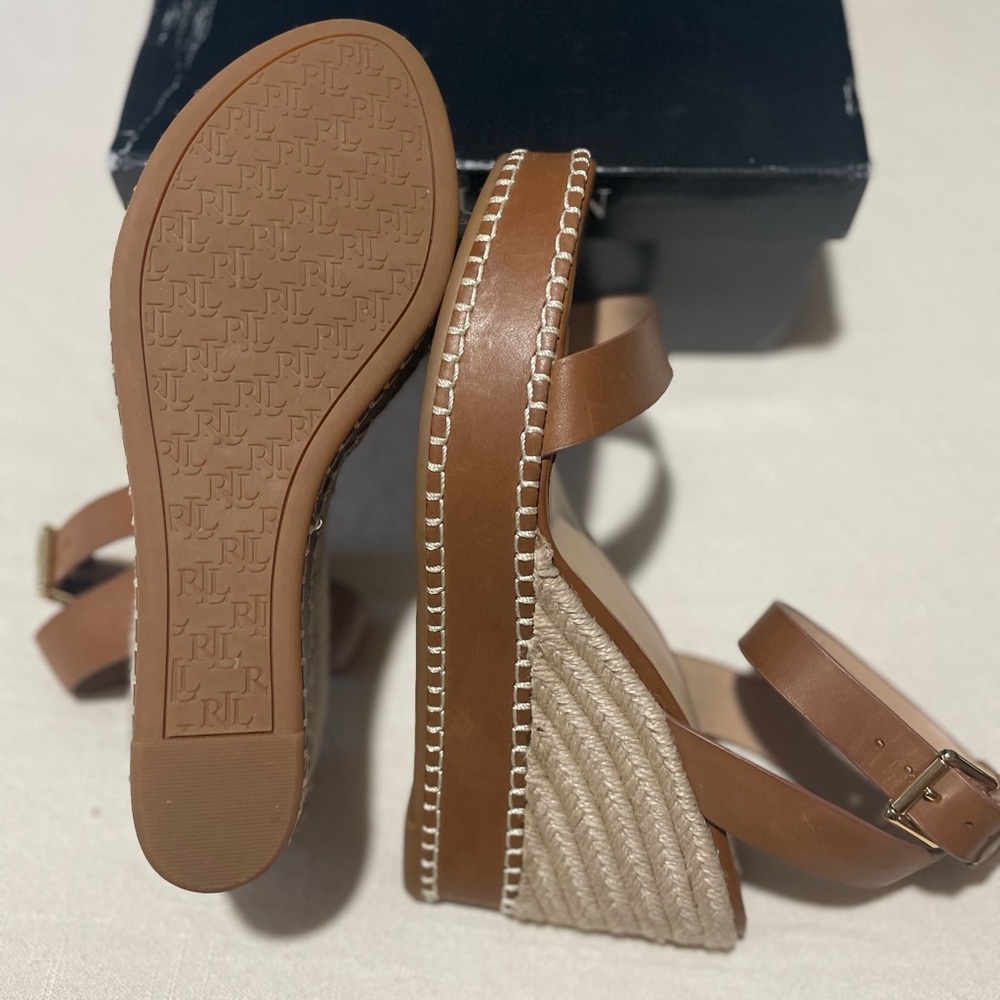 Hilarie Espadrille Wedge Lauren - Ralph Lauren US 8 - Picture 4 of 5